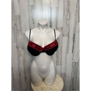 Red and black bra size 42D